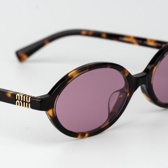 Miu Miu REGARD Men Sunglasses Havana Pink Mirror Silver MU04ZSF VAU50D REGARD - Picture 8 of 14